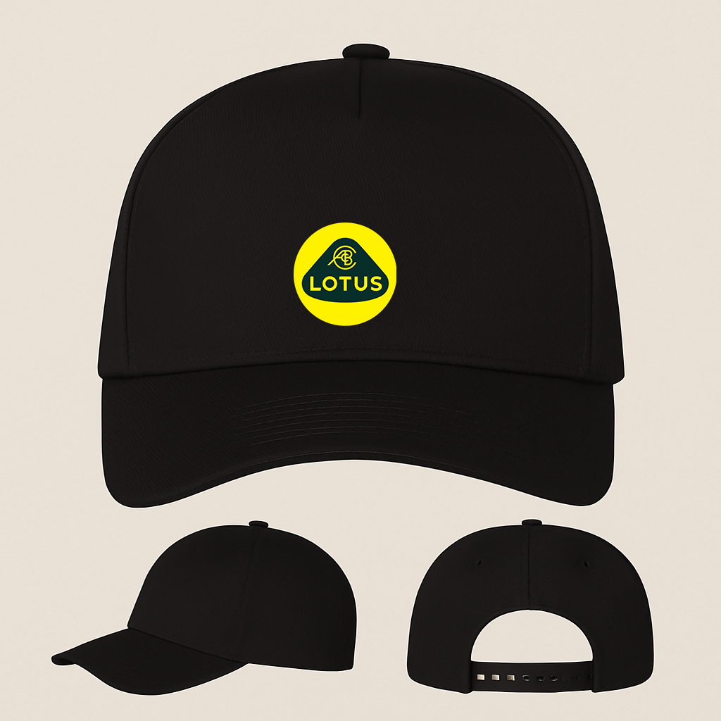 Lotus Car Five Panel Twill Snapback Cap